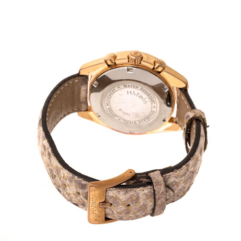 67286-Relogio-H.-Stern-Golden-Brown-Python-Bege-2