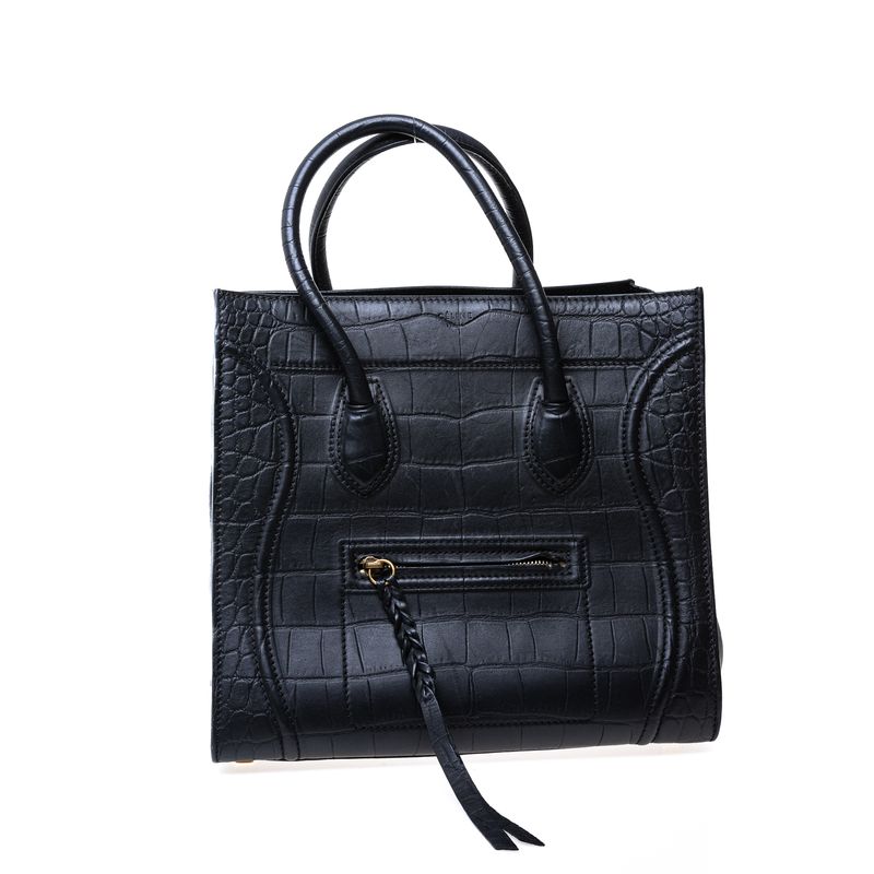 Bolsa-Celine-Phantom-Luggage-Couro-Preto-com-Textura