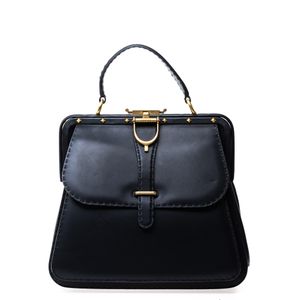 Bolsa Gucci Edição Especial Lady Stirrup Couro Preto
