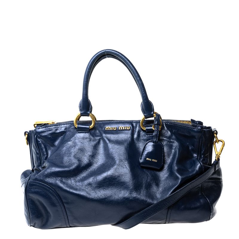 Bolsa-Miu-Miu-Couro-Azul-Marinho