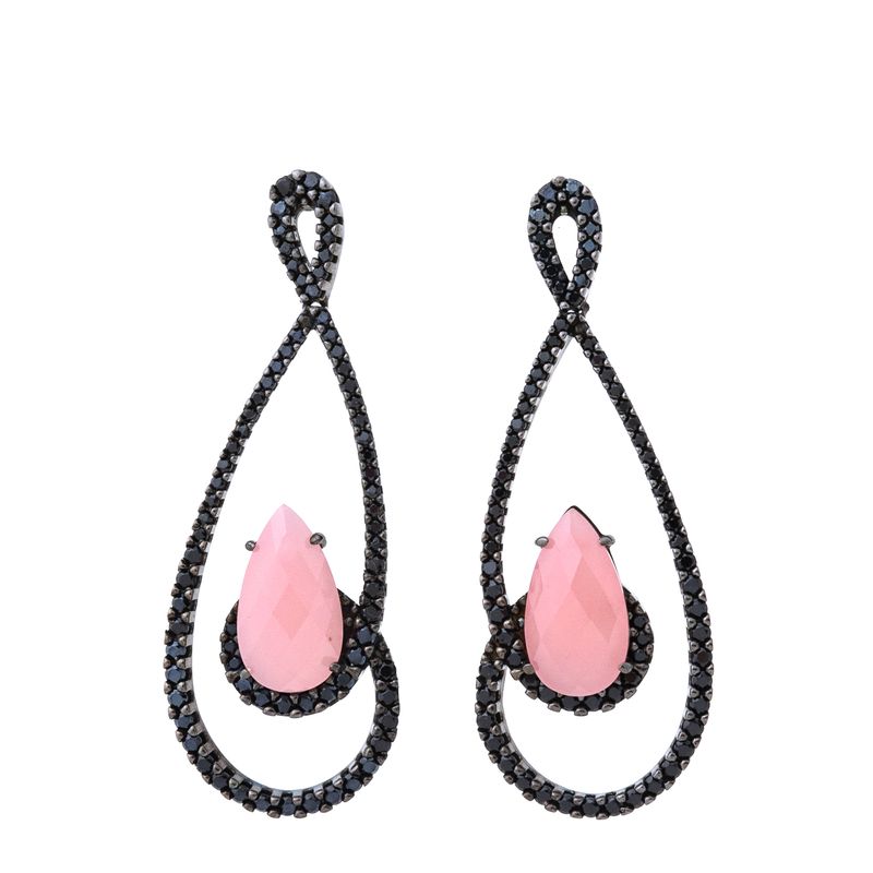 Brinco-Vivara-Prata-925-Espinelios-e-Quartzo-Rosa-Colecao-Marrakesh