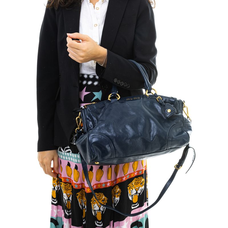 Bolsa-Miu-Miu-Couro-Azul-Marinho
