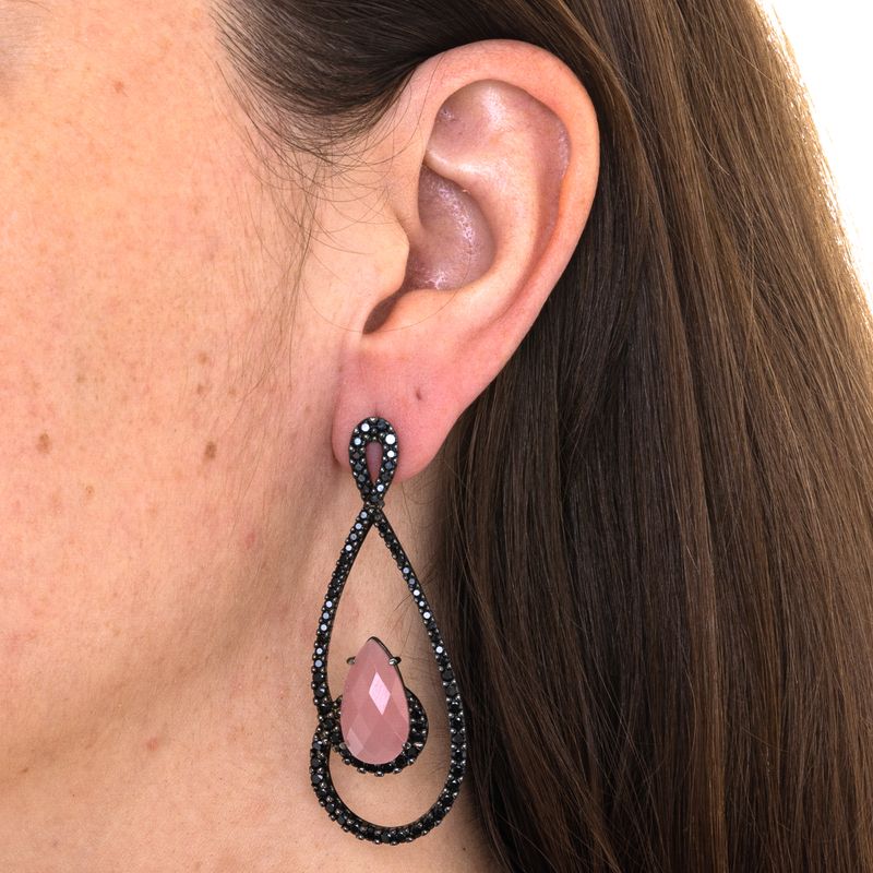 Brinco-Vivara-Prata-925-Espinelios-e-Quartzo-Rosa-Colecao-Marrakesh