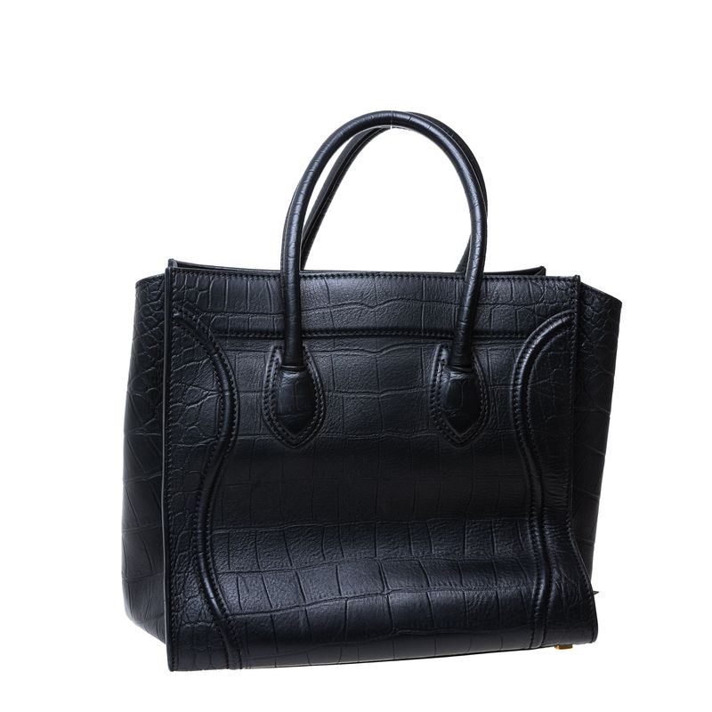 Bolsa-Celine-Phantom-Luggage-Couro-Preto-com-Textura