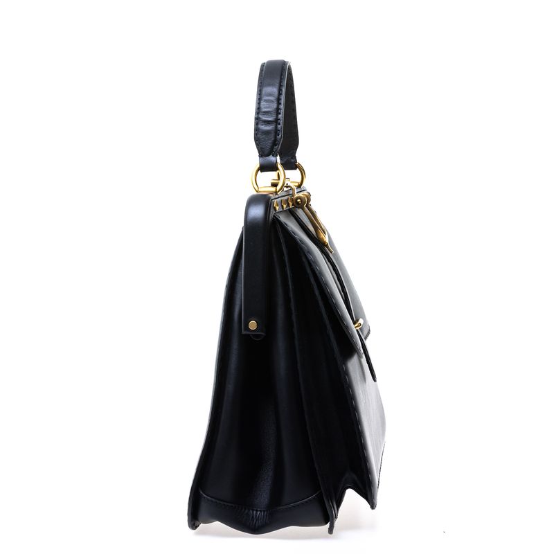 Bolsa-Gucci-Edicao-Especial-Lady-Stirrup-Couro-Preto