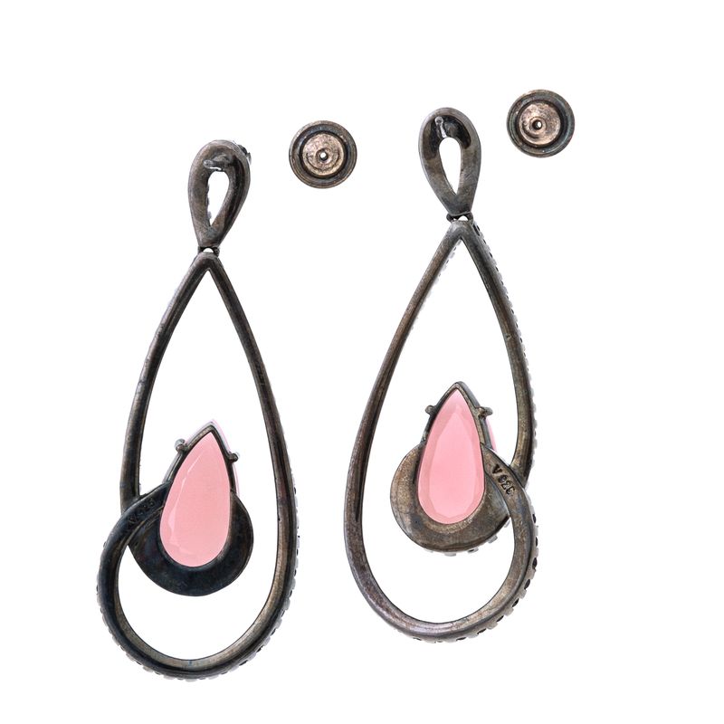 Brinco-Vivara-Prata-925-Espinelios-e-Quartzo-Rosa-Colecao-Marrakesh