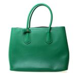 Bolsa-Prada-Cuir-Double-Grande-Saffiano-Verde