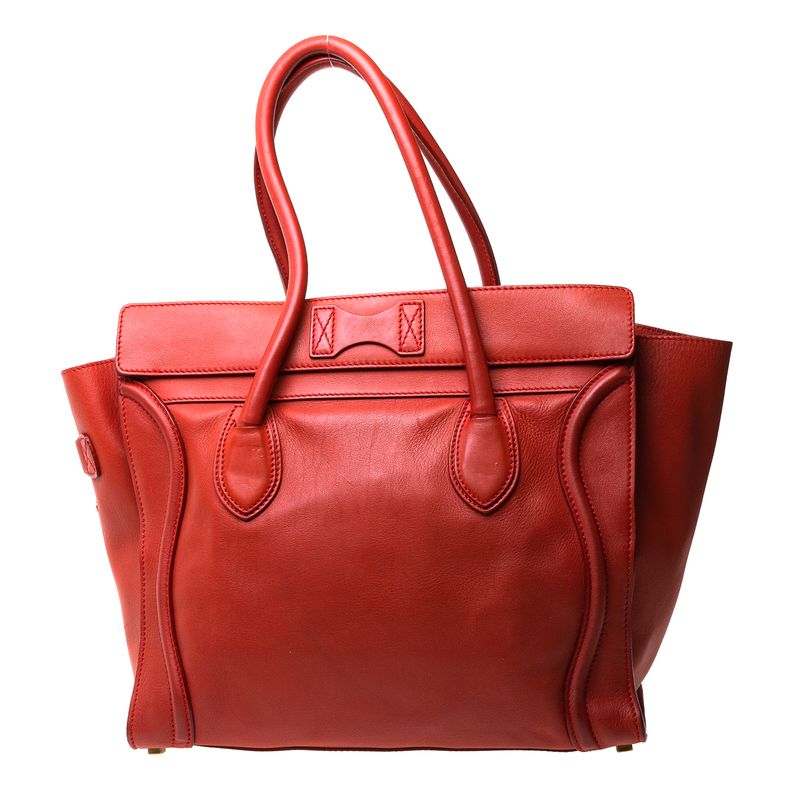 Bolsa-Celine-Luggage-Couro-Vermelho