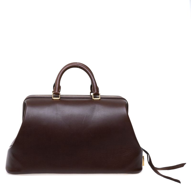 Bolsa-Celine-Bowler-Couro-Marrom