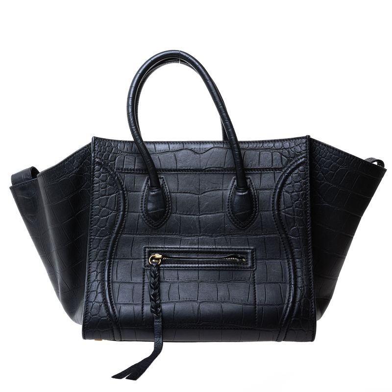 Bolsa-Celine-Phantom-Luggage-Couro-Preto-com-Textura