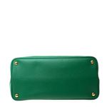 Bolsa-Prada-Cuir-Double-Grande-Saffiano-Verde