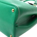 Bolsa-Prada-Cuir-Double-Grande-Saffiano-Verde