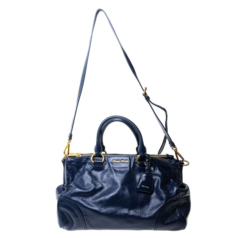 Bolsa-Miu-Miu-Couro-Azul-Marinho