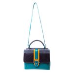 Bolsa-Paula-Cademartori-Couro-e-Camurca-Verde-e-Azul