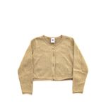 Cardiga-Infantil-Tricot-Dourado