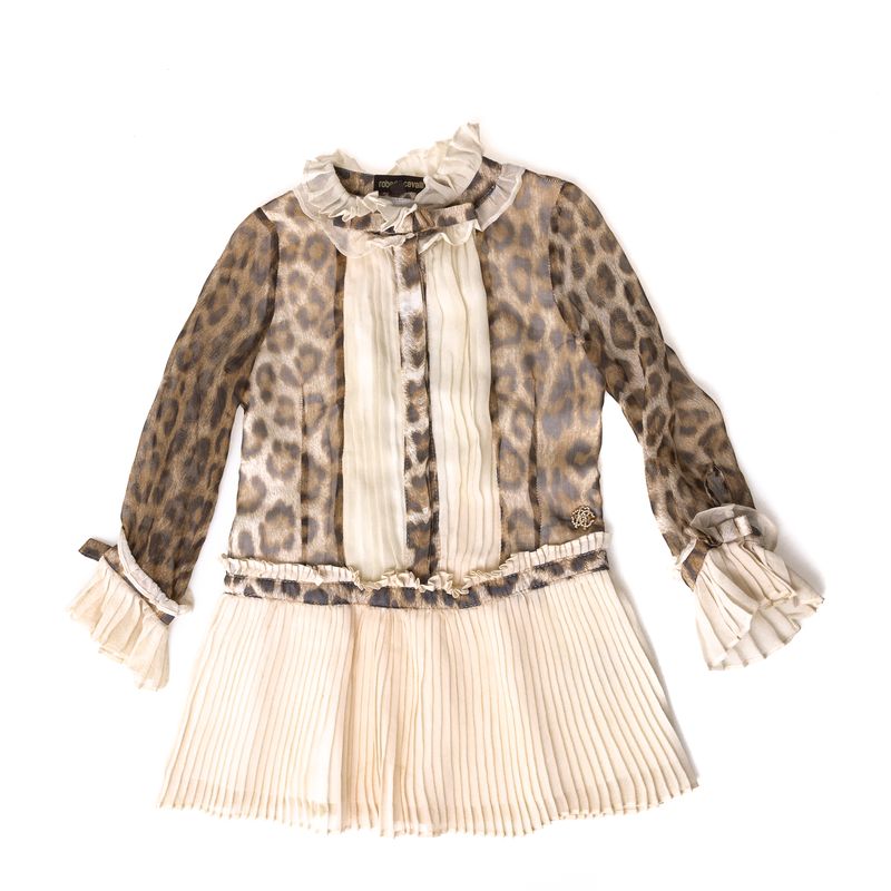 Vestido-Infantil-Roberto-Cavalli-Animal-Print