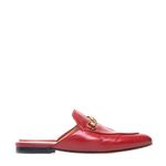 Mule-Gucci-Horsebit-Couro-Vermelho