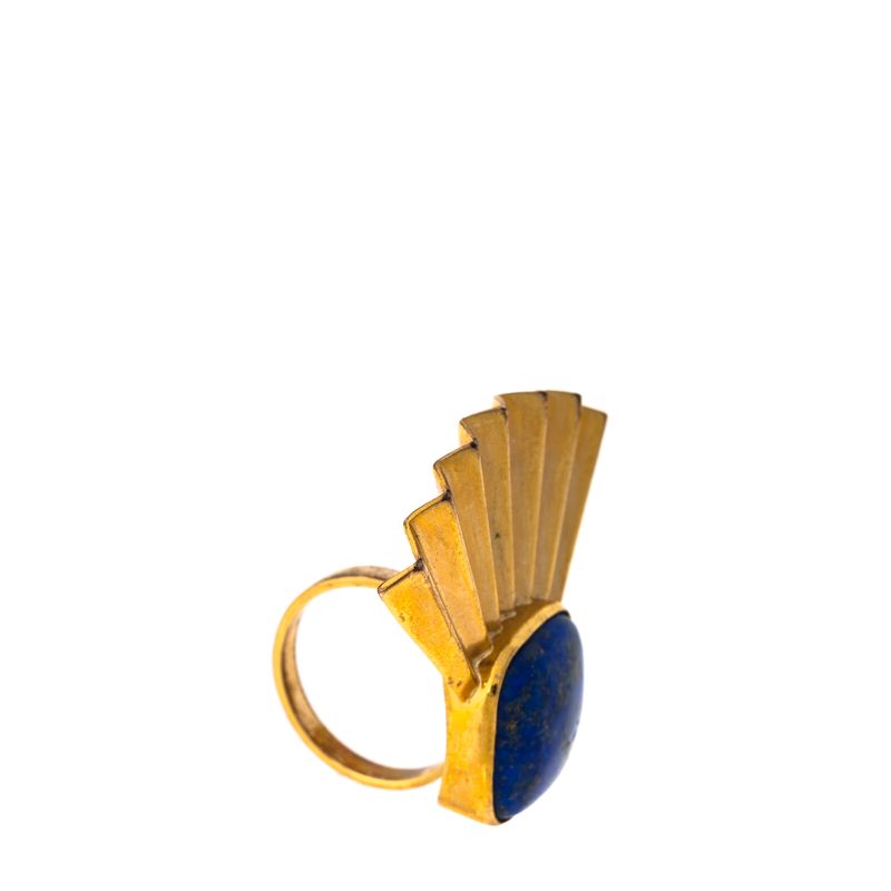 Anel-Aron---Hirsch-Leque-Ouro-Amarelo-e-Lapis-Lazuli