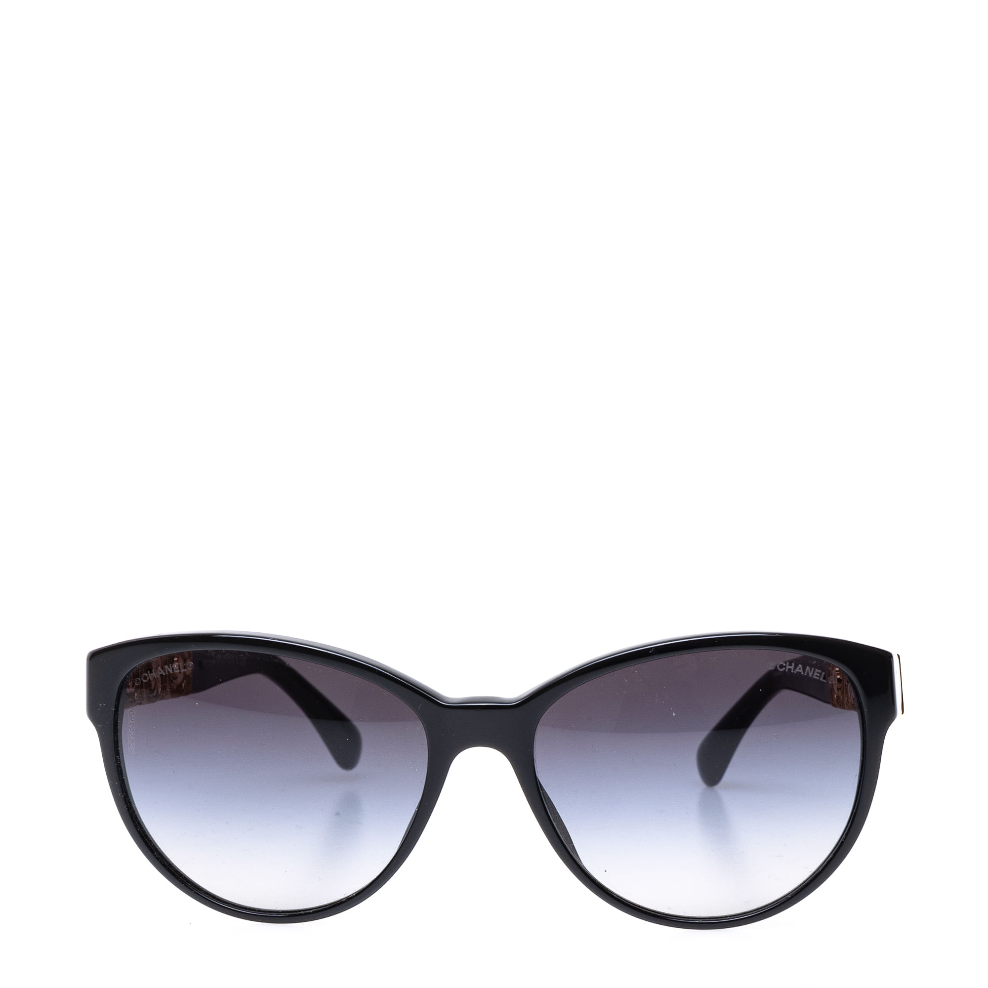Óculos Chanel 5261 Lateral Dourada | Brechó de luxo - Prettynew