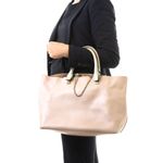 Bolsa-Chloe-Tote-Couro-Bicolor-Marrom-e-Cinza