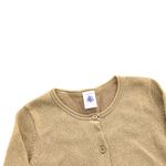 Cardiga-Infantil-Tricot-Dourado