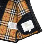 Casaco-Burberry-Infantil-Matelasse-Azul-Marinho-com-Capuz