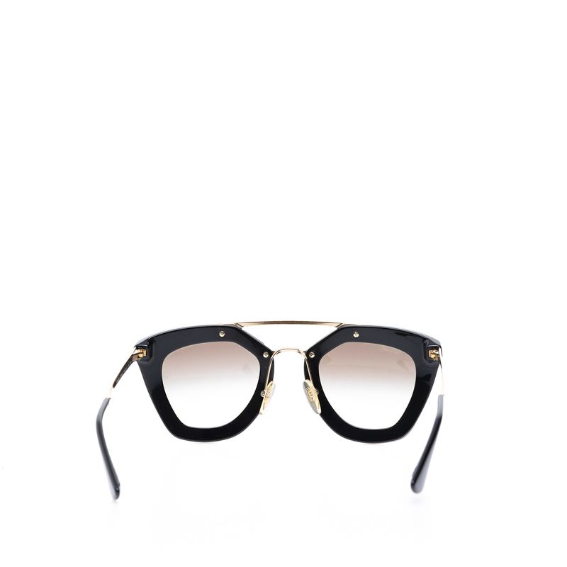 Oculos-Prada-SPR09Q-Prateado-e-Preto