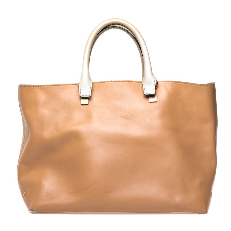 Bolsa-Chloe-Tote-Couro-Bicolor-Marrom-e-Cinza