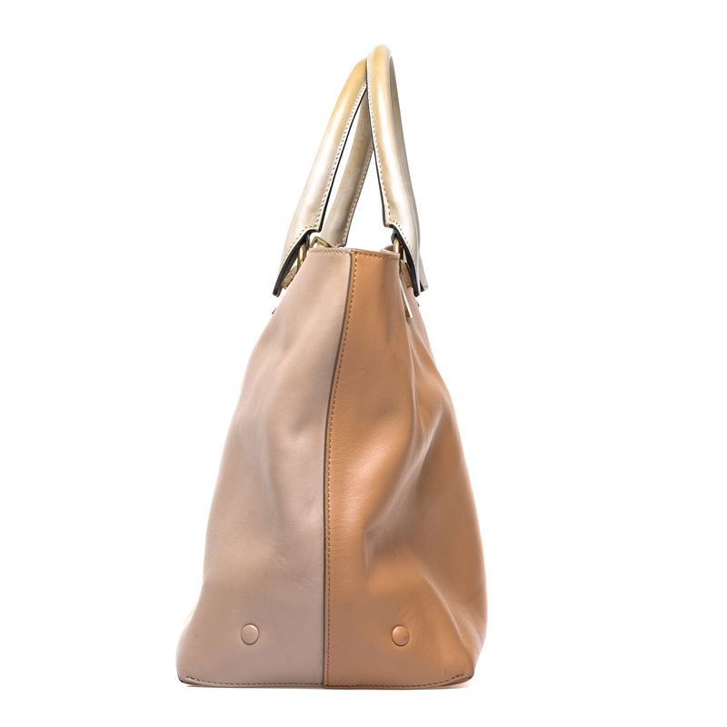 Bolsa-Chloe-Tote-Couro-Bicolor-Marrom-e-Cinza