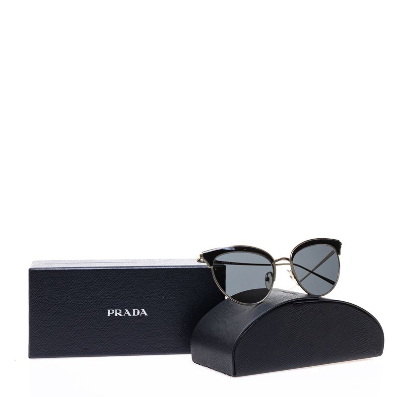 Oculos-Prada-SPR60V-Prateado-e-Preto