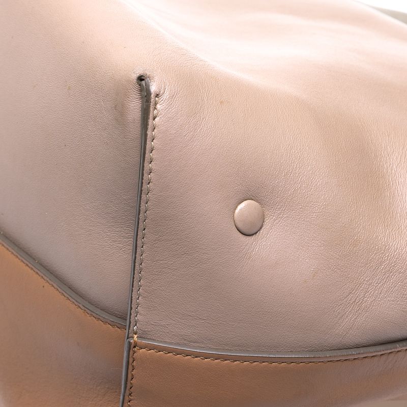Bolsa-Chloe-Tote-Couro-Bicolor-Marrom-e-Cinza