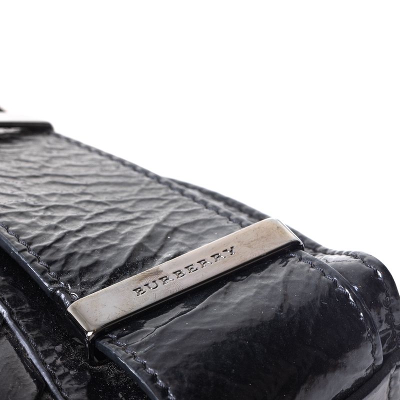 Bolsa-Burberry-Preta-Envernizada