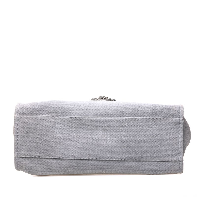 Bolsa-Chanel-Deauville-Grande-Cinza