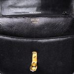 Bolsa-Celine-Vintage-Couro-Croco-Preto