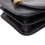 Bolsa-Celine-Vintage-Couro-Croco-Preto