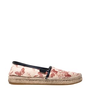 Espadrille Gucci Estampa Floral Vermelha