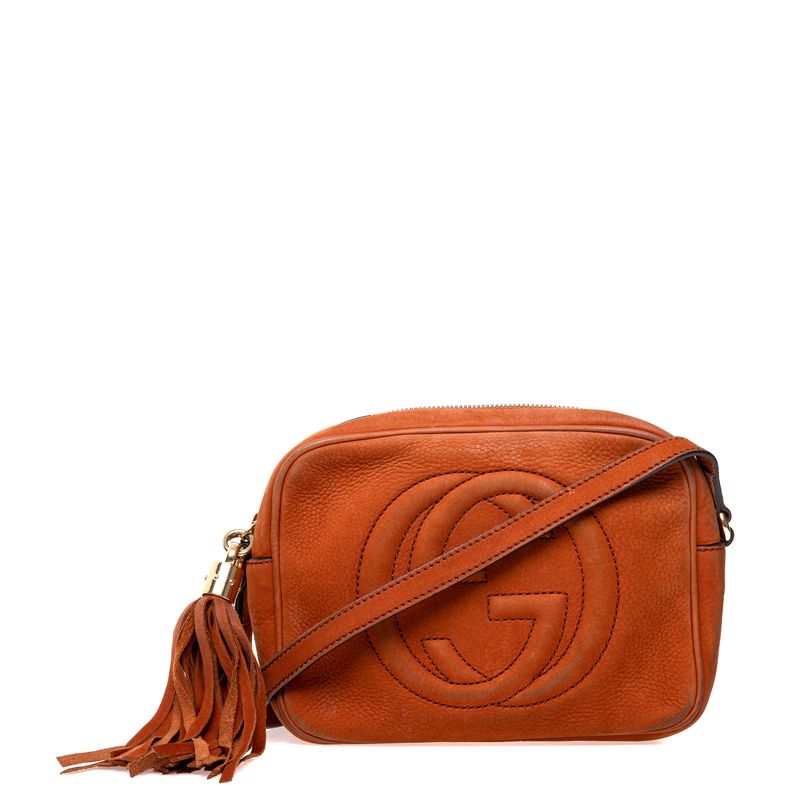 Bolsa-Gucci-Soho-Disco-Camurca-Laranja