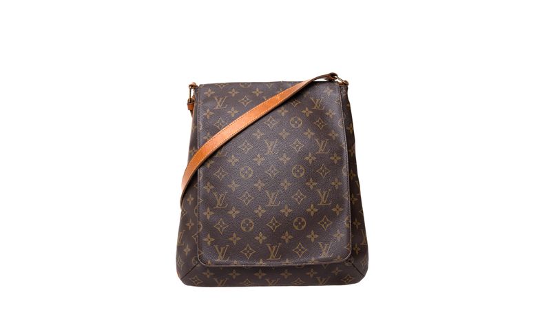 Louis Vuitton Musette Salsa GM Monogram Canvas Brown Leather ref.525003 -  Joli Closet