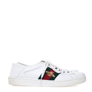 Tênis Gucci Ace Branco Faixa Web Bordado Abelha