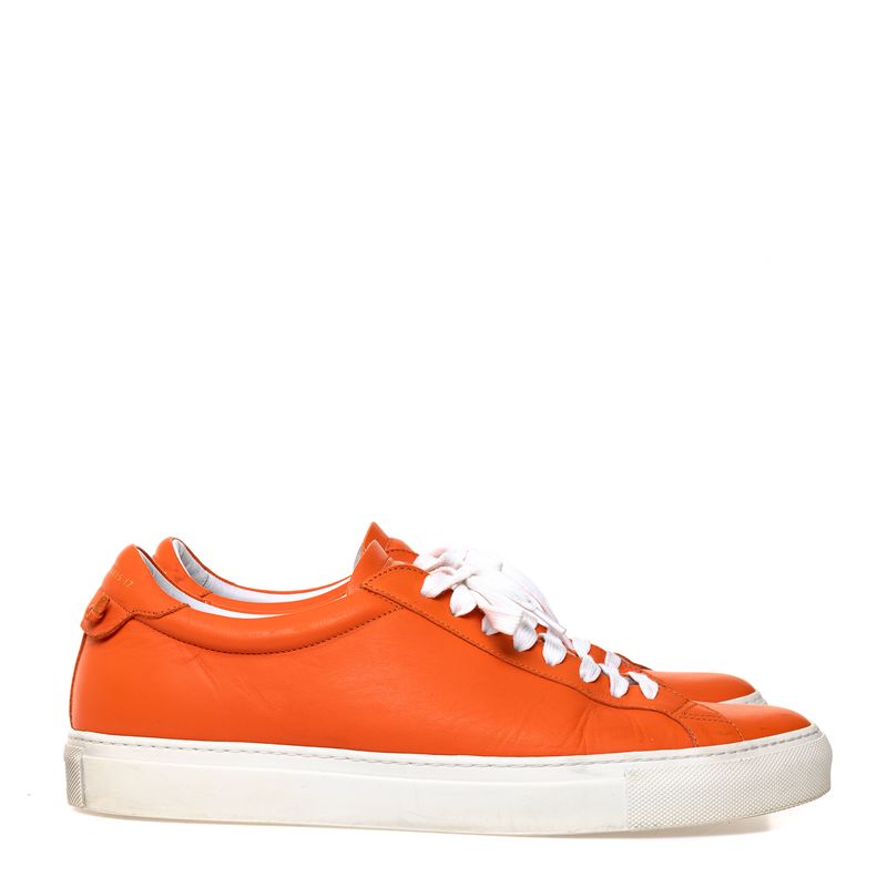Tenis-Givenchy-Urban-Street-Couro-Laranja