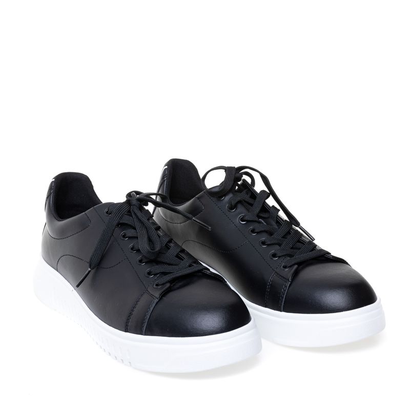 Tenis-Emporio-Armani-Cano-Baixo-Couro-Preto
