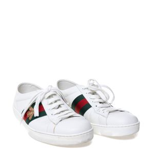 Tênis Gucci Ace Branco Faixa Web Bordado Abelha