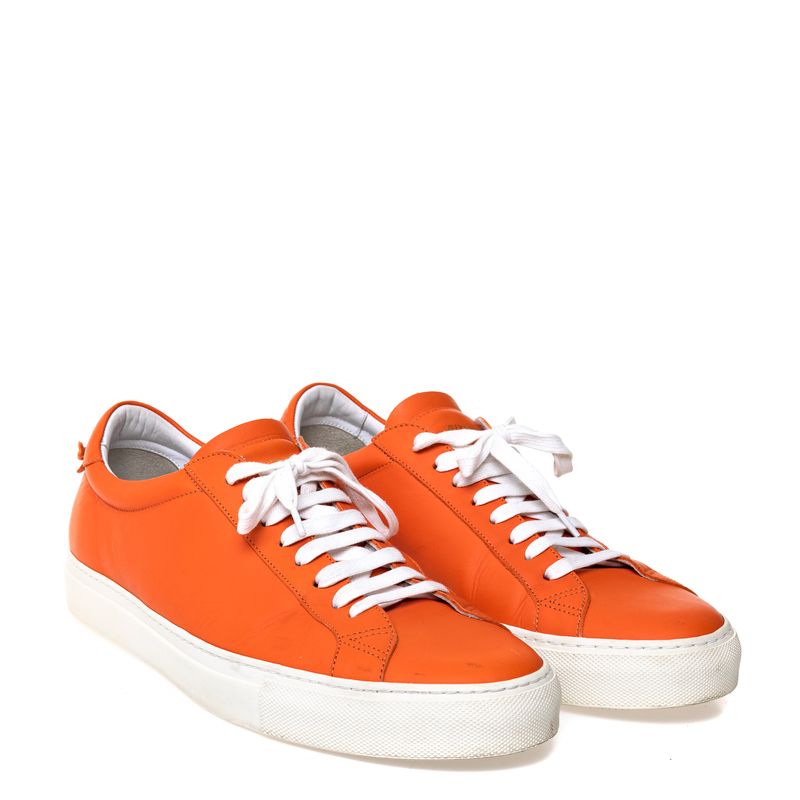 Tenis-Givenchy-Urban-Street-Couro-Laranja