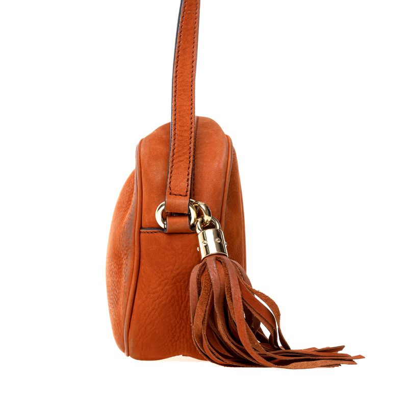 Bolsa-Gucci-Soho-Disco-Camurca-Laranja