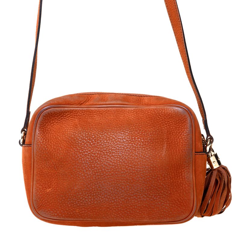 Bolsa-Gucci-Soho-Disco-Camurca-Laranja
