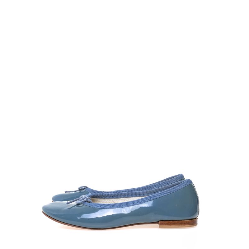 Sapatilha-Repetto-Infantil-Verniz-Azul-Celeste