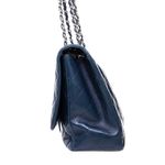 Bolsa-Chanel-Classic-Maxi-Single-Flap-Lambskin-Azul-Marinho