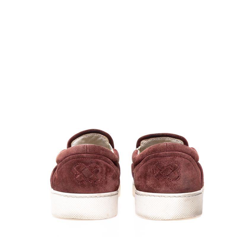 Tenis-Bottega-Veneta-Slip-On-Intrecciato-Camurca-Vinho