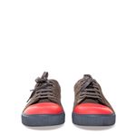 Tenis-Lanvin-Camurca-Marrom-e-Bico-Vermelho