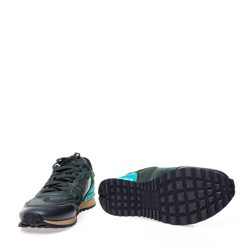 Tenis-Valentino-Rockrunner-Camuflado-Verde